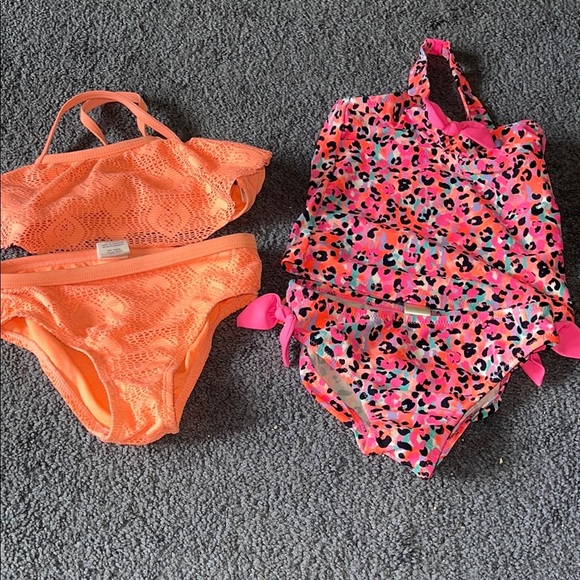 OP and osh kosh Kids Swimwear Sets - Orange and Pink - Picture 1 of 9
